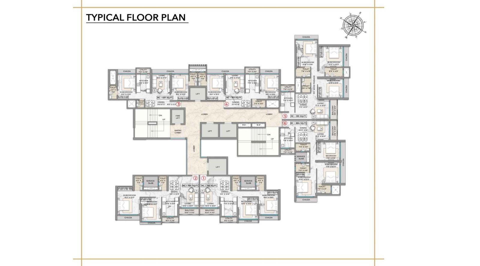 Akshay-Avneesh-Imperium-Typical-Floor-Plan-